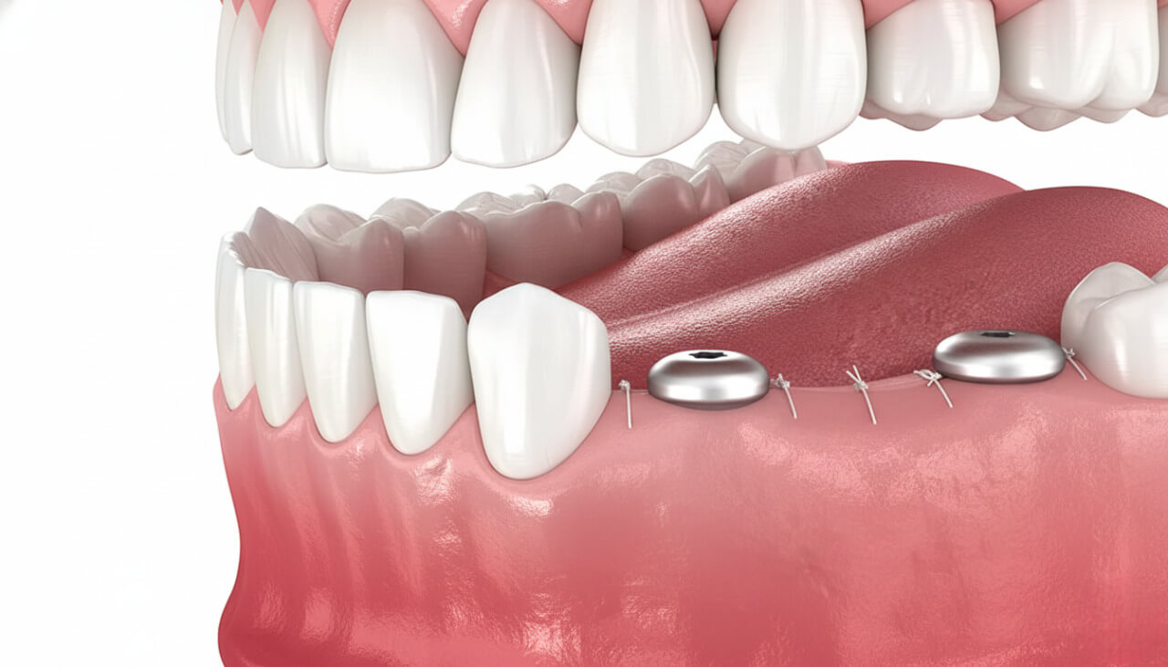 Формирователи десны под установку моста